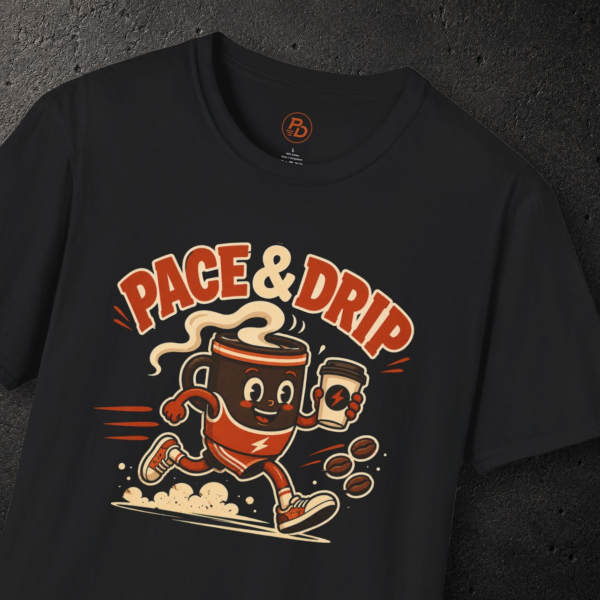 Pace & Drip Running Coffee T-Shirt