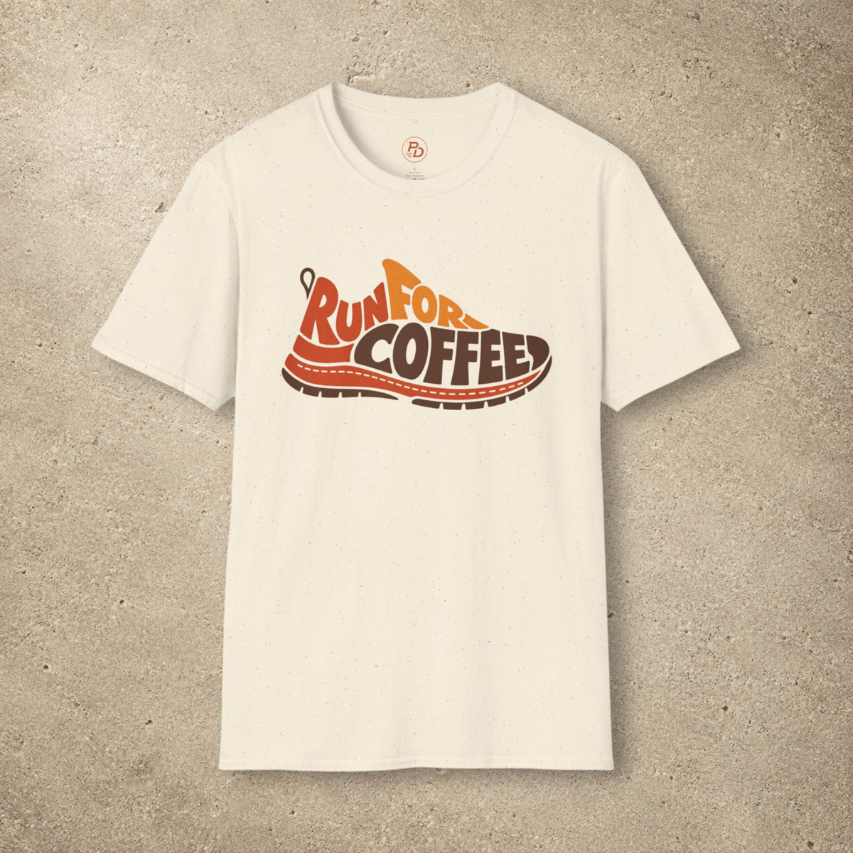 Run for Coffee Shoe T-Shirt