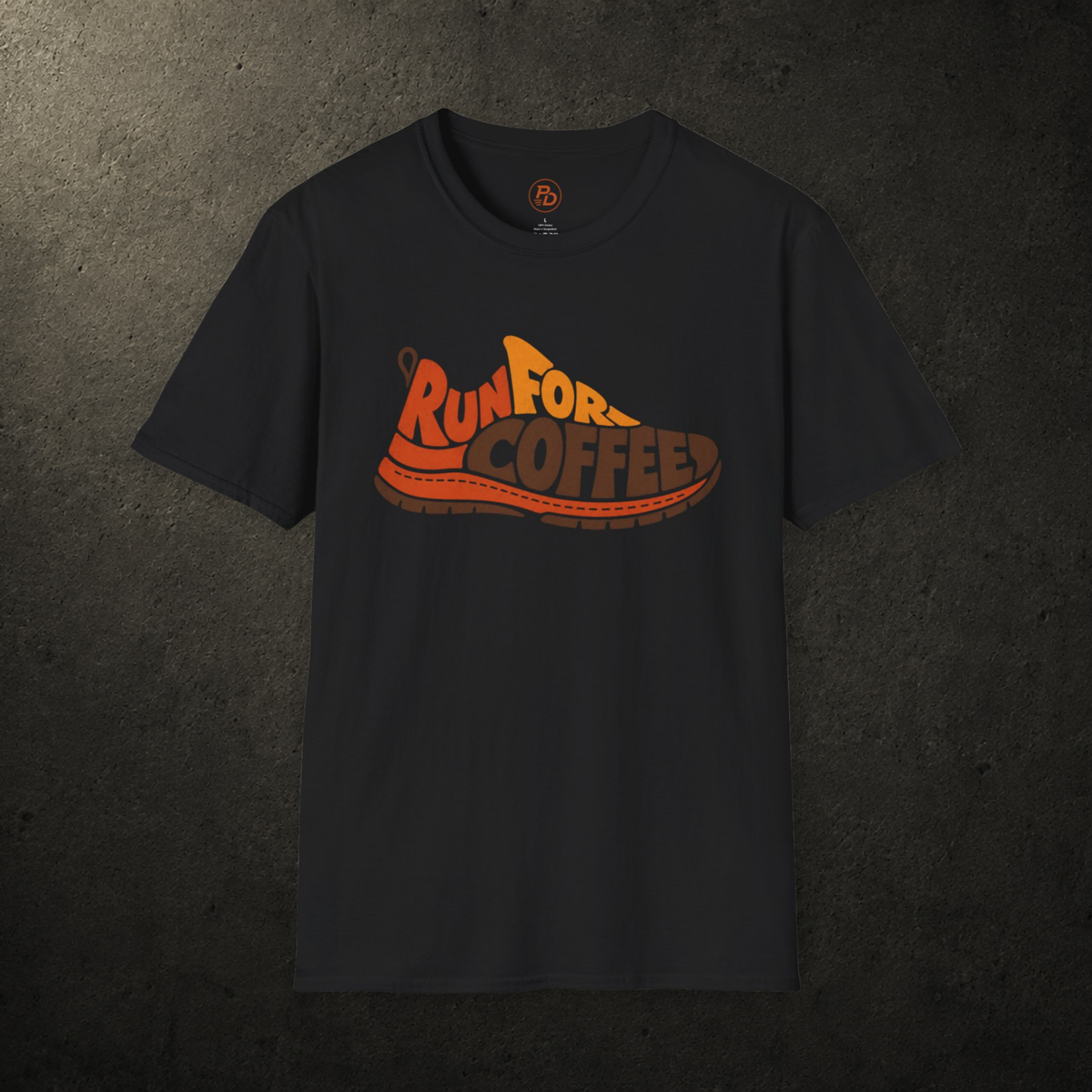 Run for Coffee Shoe T-Shirt