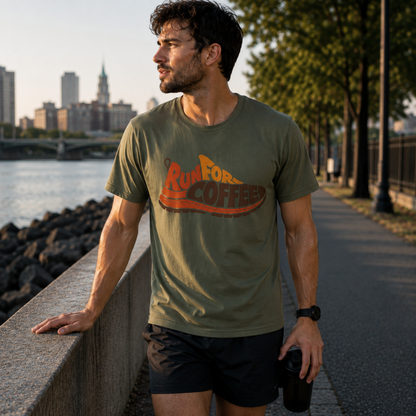 Run for Coffee Shoe T-Shirt