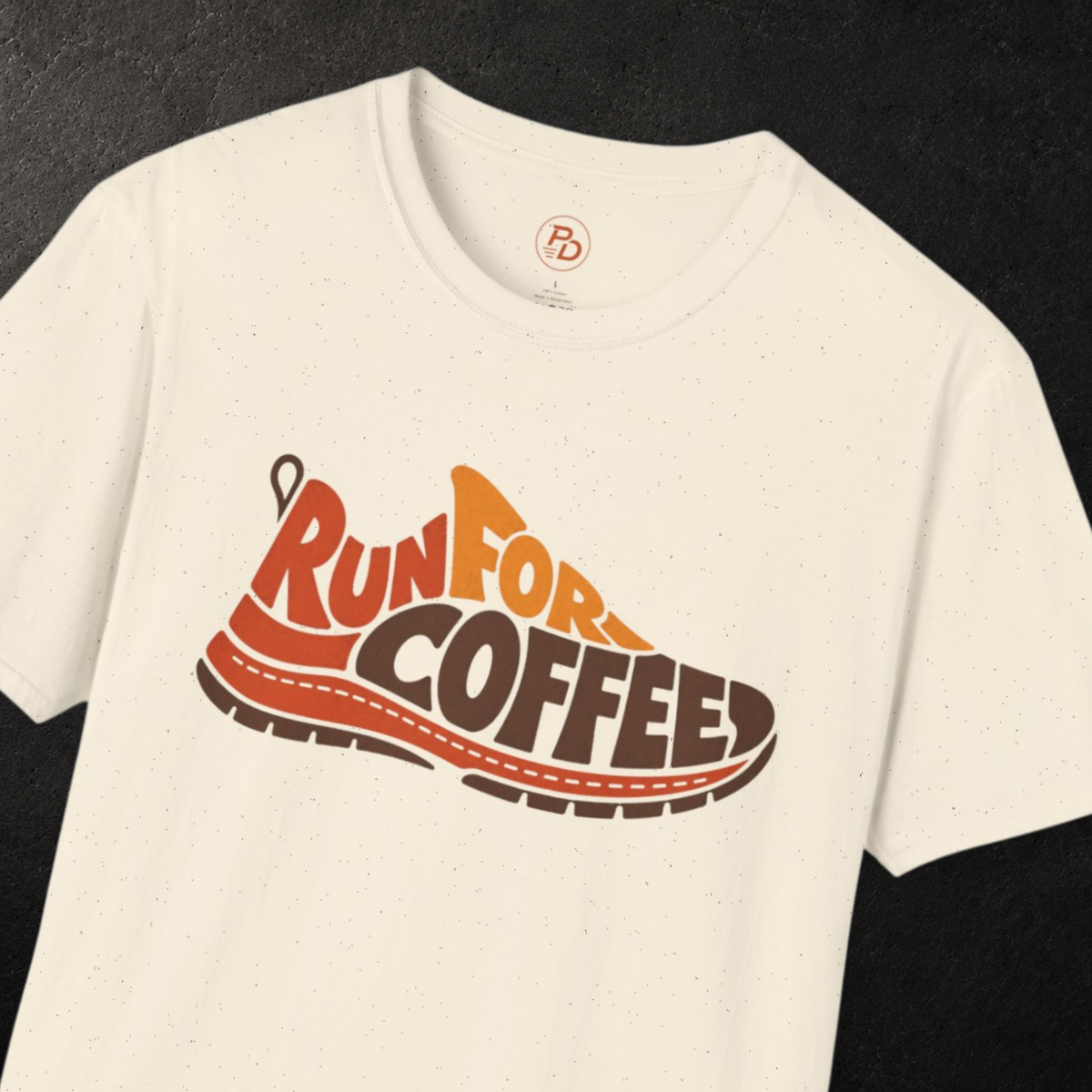 Run for Coffee Shoe T-Shirt