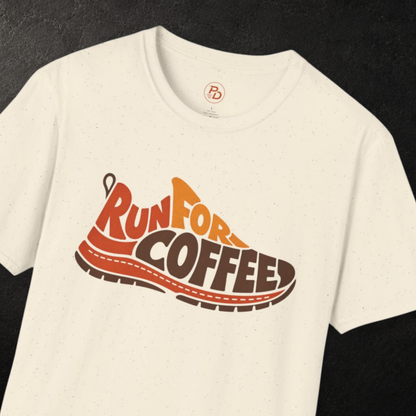 Run for Coffee Shoe T-Shirt