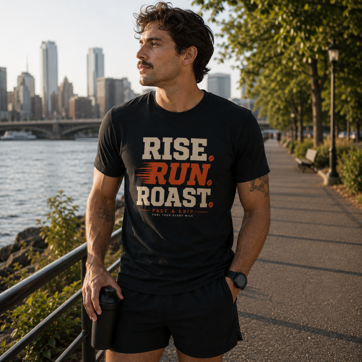 Rise Run Roast T-Shirt