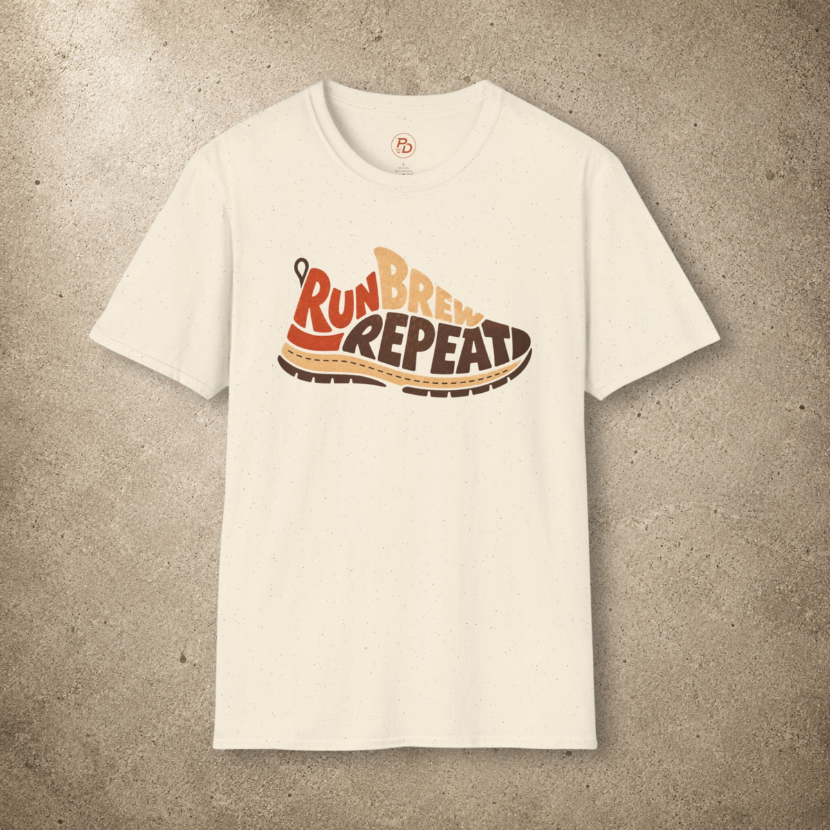 Run Brew Repeat Shoe T-Shirt