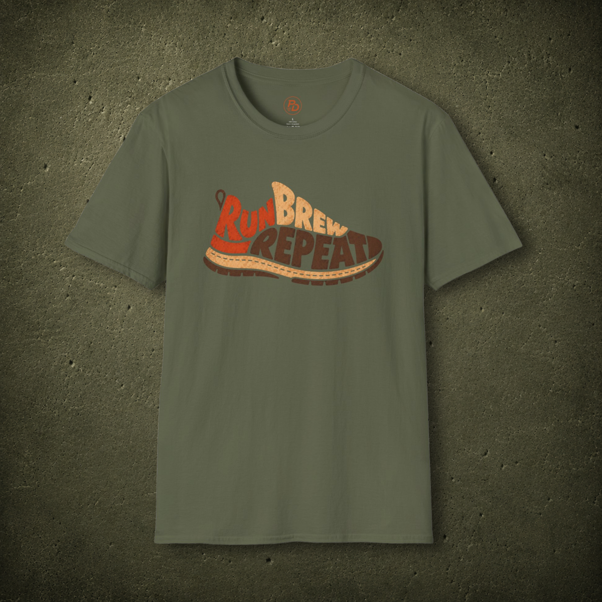 Run Brew Repeat Shoe T-Shirt