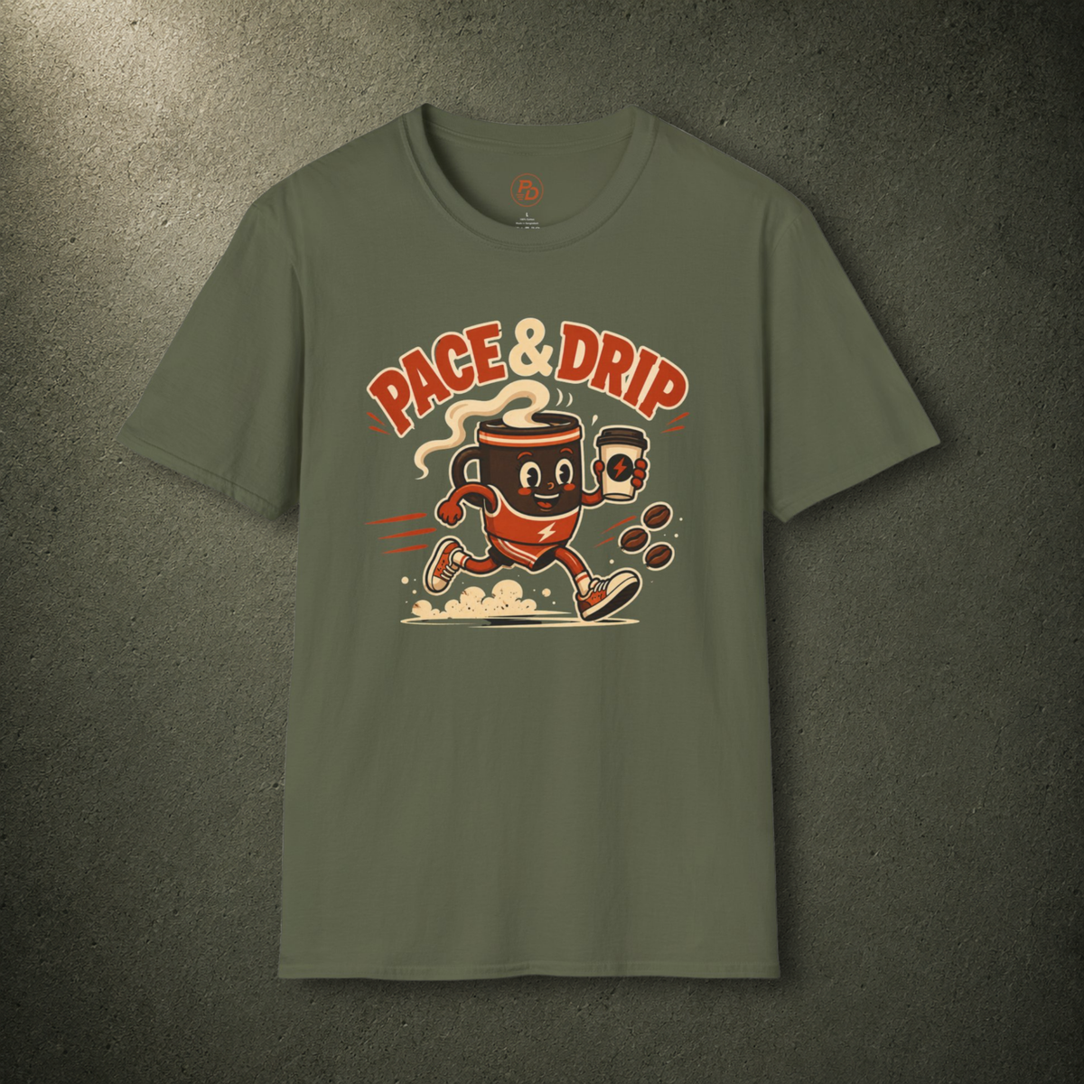 Pace & Drip Running Coffee T-Shirt