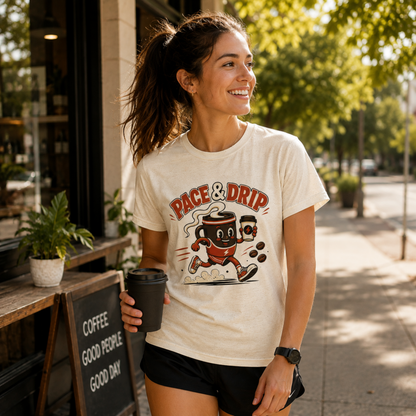 Pace & Drip Running Coffee T-Shirt