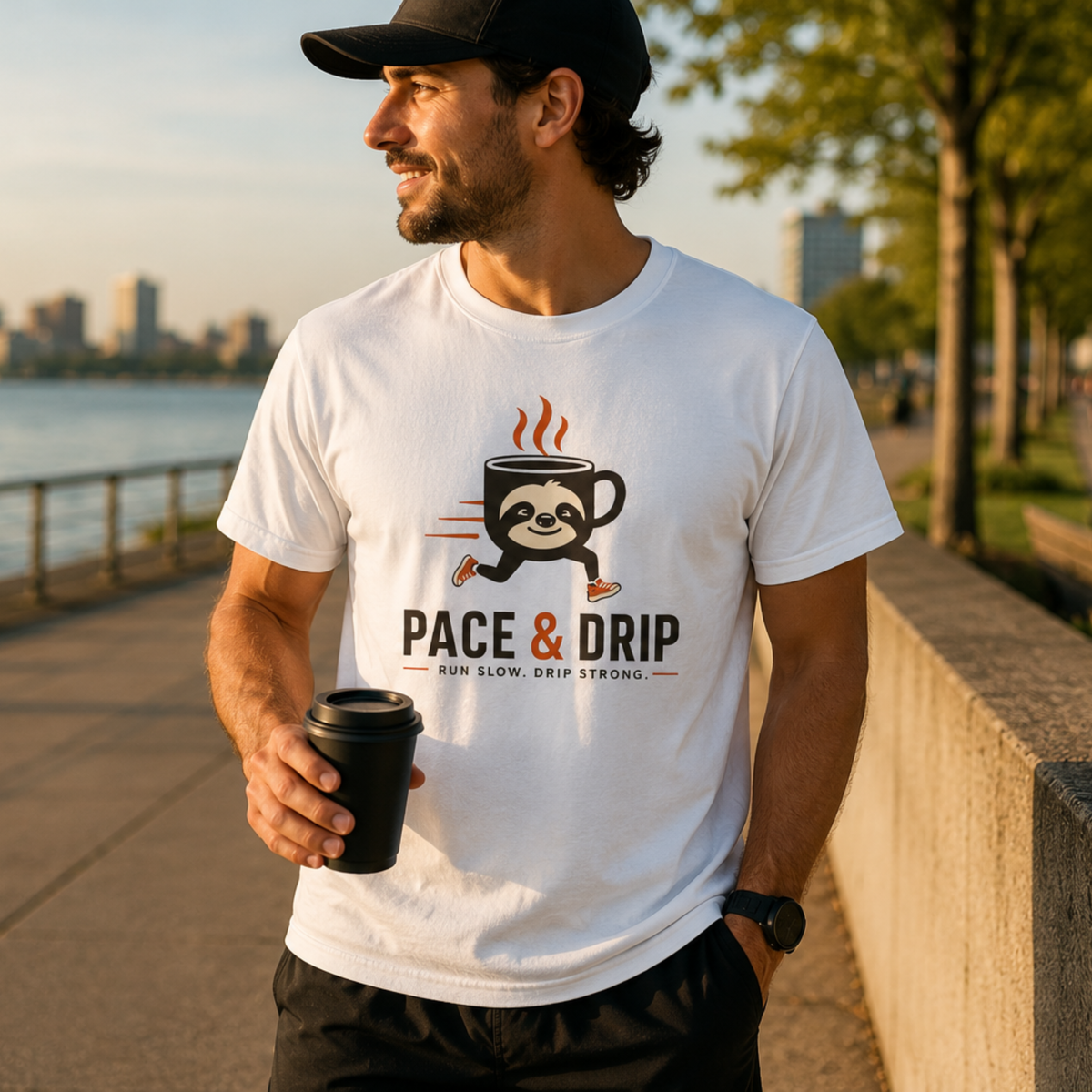 Run Slow. Drip Strong. T-Shirt