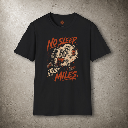 No Sleep. Just Miles. – Coffee Runner T-Shirt