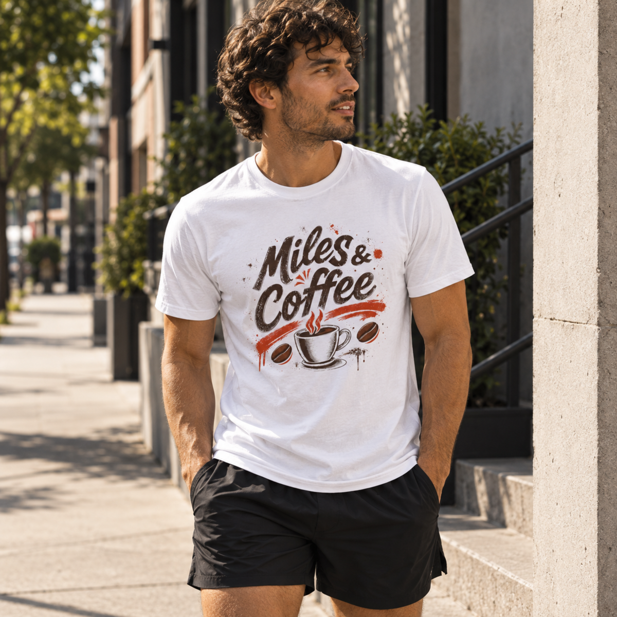 Miles & Coffee T-Shirt