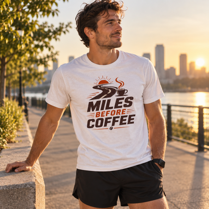 Miles Before Coffee T-Shirt