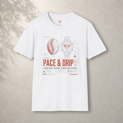 Pace & Drip Caffeine Protocol T-Shirt