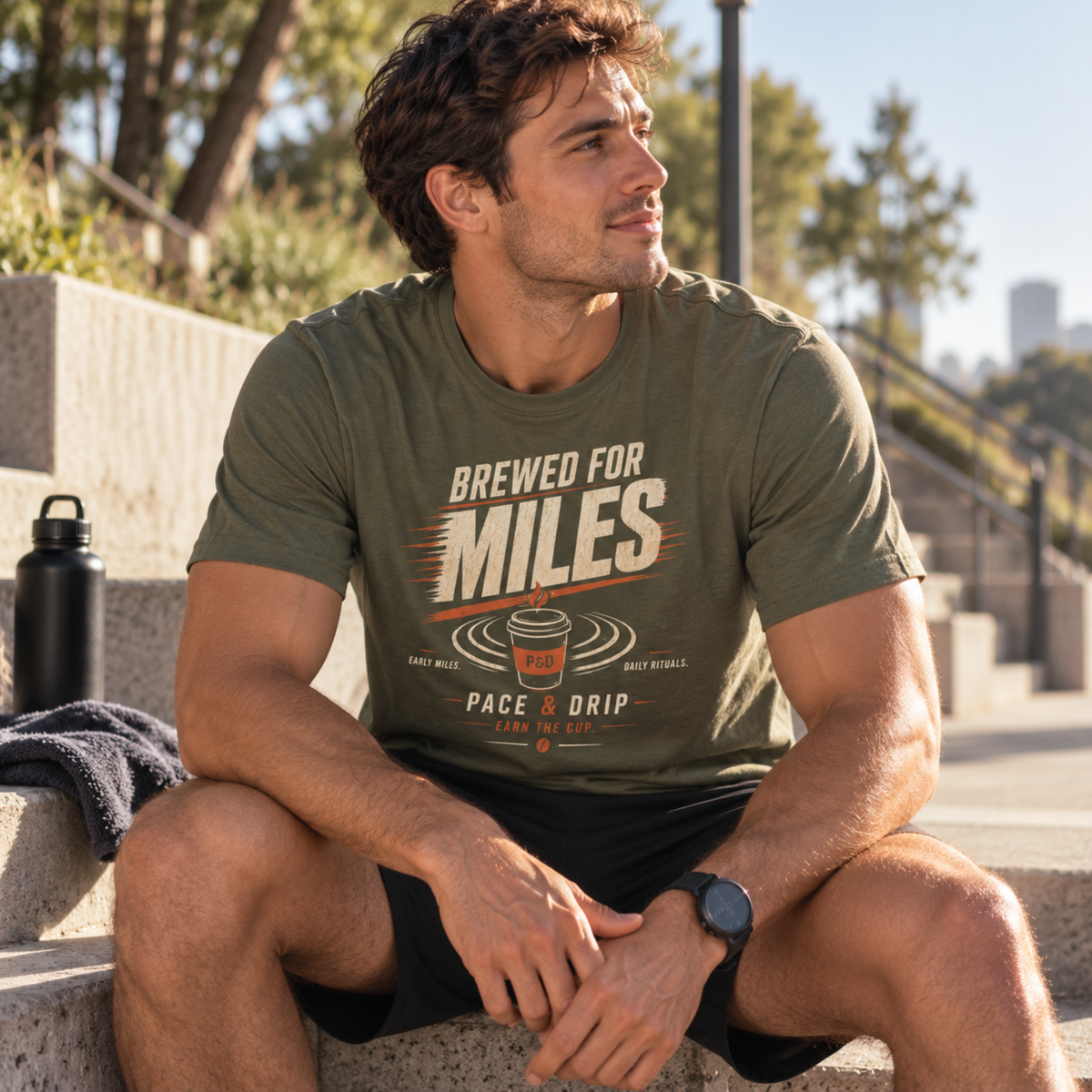Brewed For Miles T-Shirt