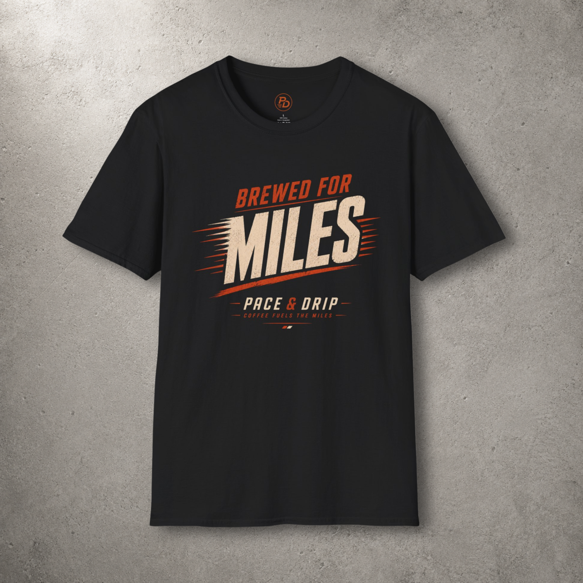 Brewed for Miles — Coffee fuels the Miles T-Shirt