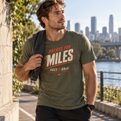 Brewed for Miles — Coffee fuels the Miles T-Shirt