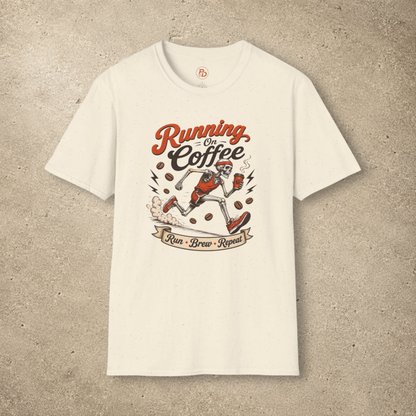 Running on Coffee – Run Brew Repeat T-Shirt