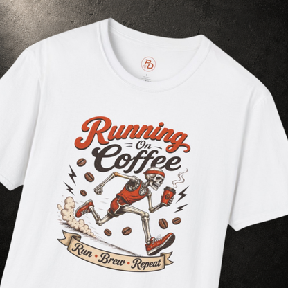 Running on Coffee – Run Brew Repeat T-Shirt