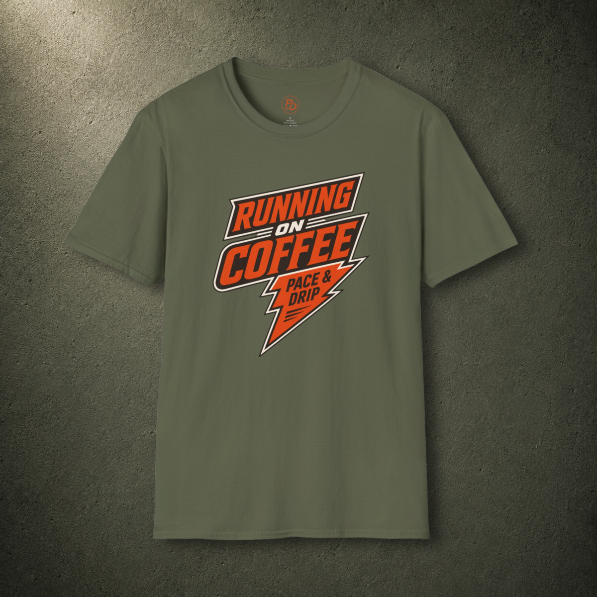 Running on Coffee – Lightning T-Shirt