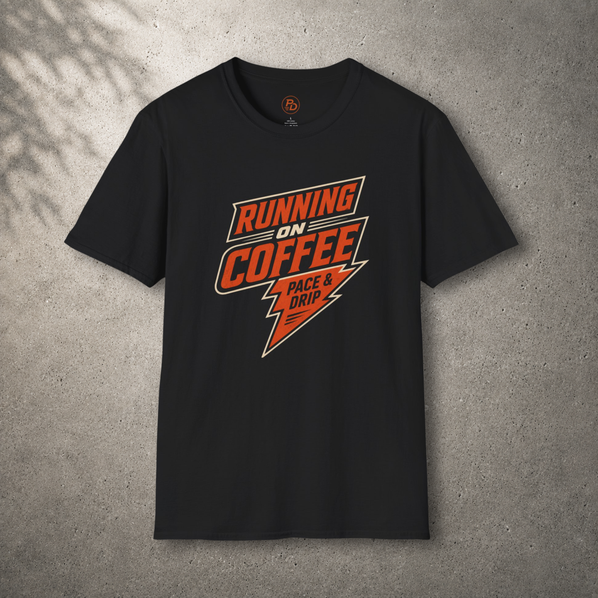 Running on Coffee – Lightning T-Shirt