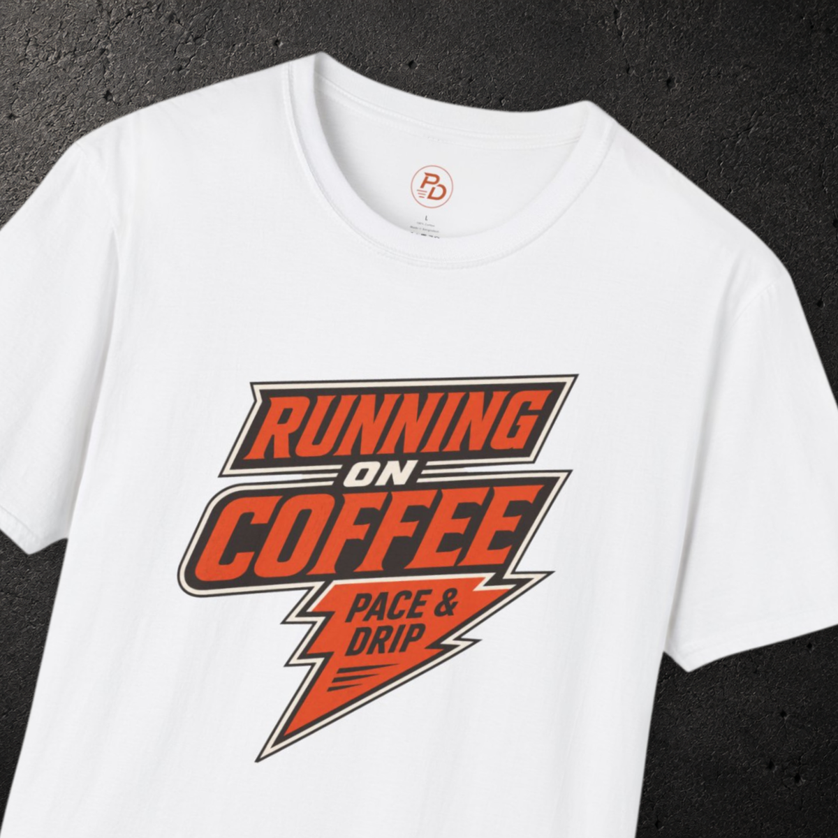Running on Coffee – Lightning T-Shirt