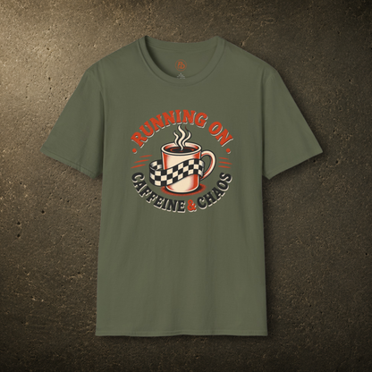 Running on Caffeine & Chaos T-Shirt