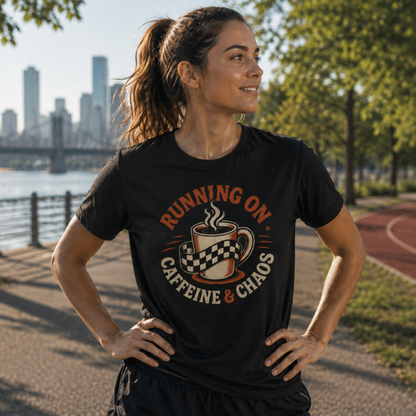 Running on Caffeine & Chaos T-Shirt