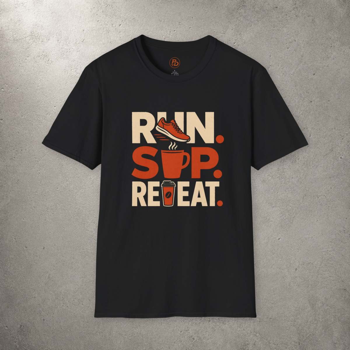 Run. Sip. Repeat. T-Shirt