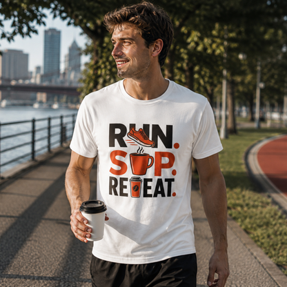 Run. Sip. Repeat. T-Shirt