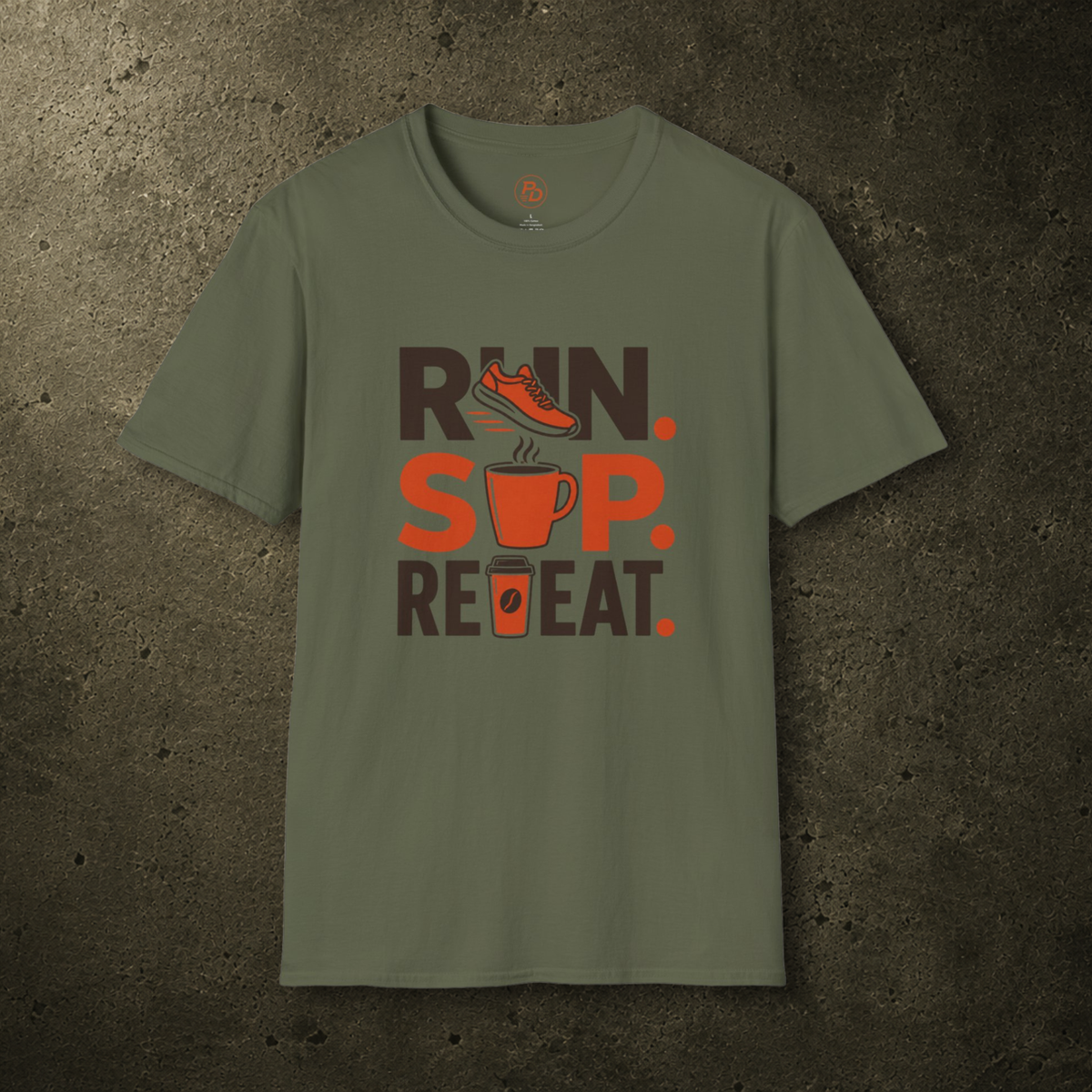 Run. Sip. Repeat. T-Shirt