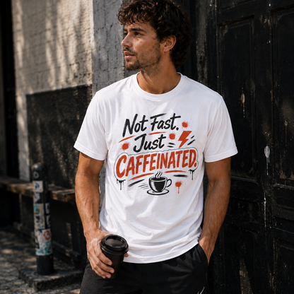 Not Fast. Just Caffeinated. T-Shirt